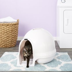 Booda Dome Cleanstep Litter Box, Pearl Linen