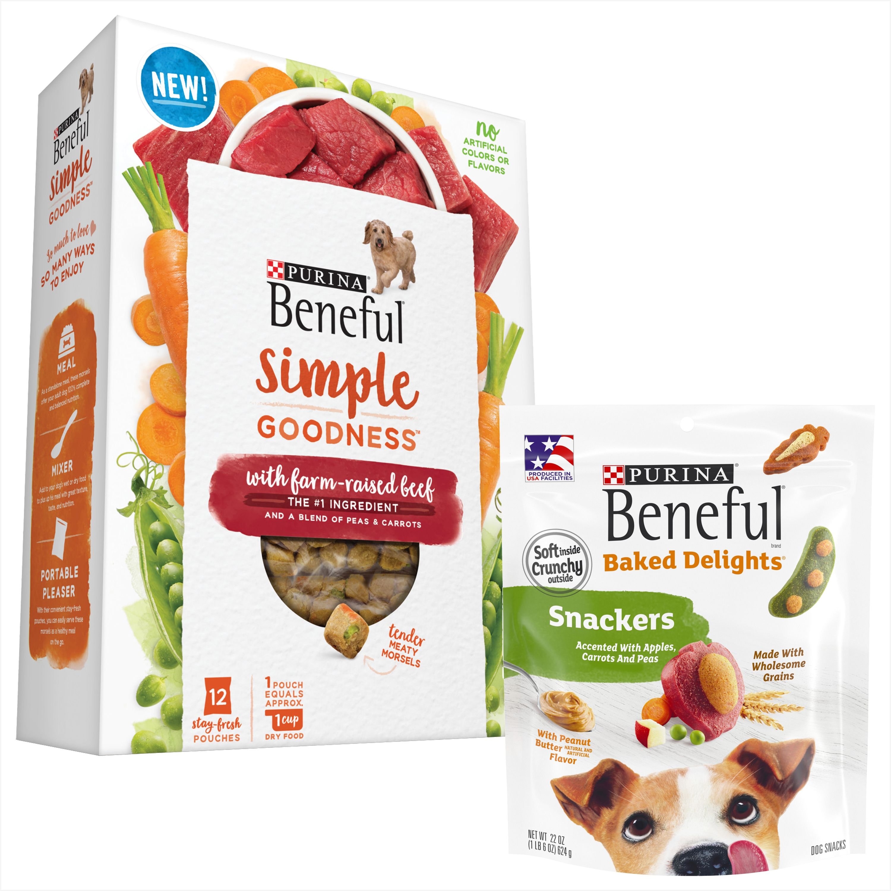 PURINA BENEFUL Simple Goodness with Farm Raised Beef Dry Dog Food