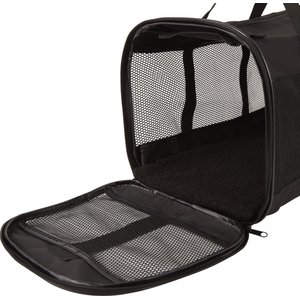 Petmate Soft-Sided Dog & Cat Carrier Bag, Large Black