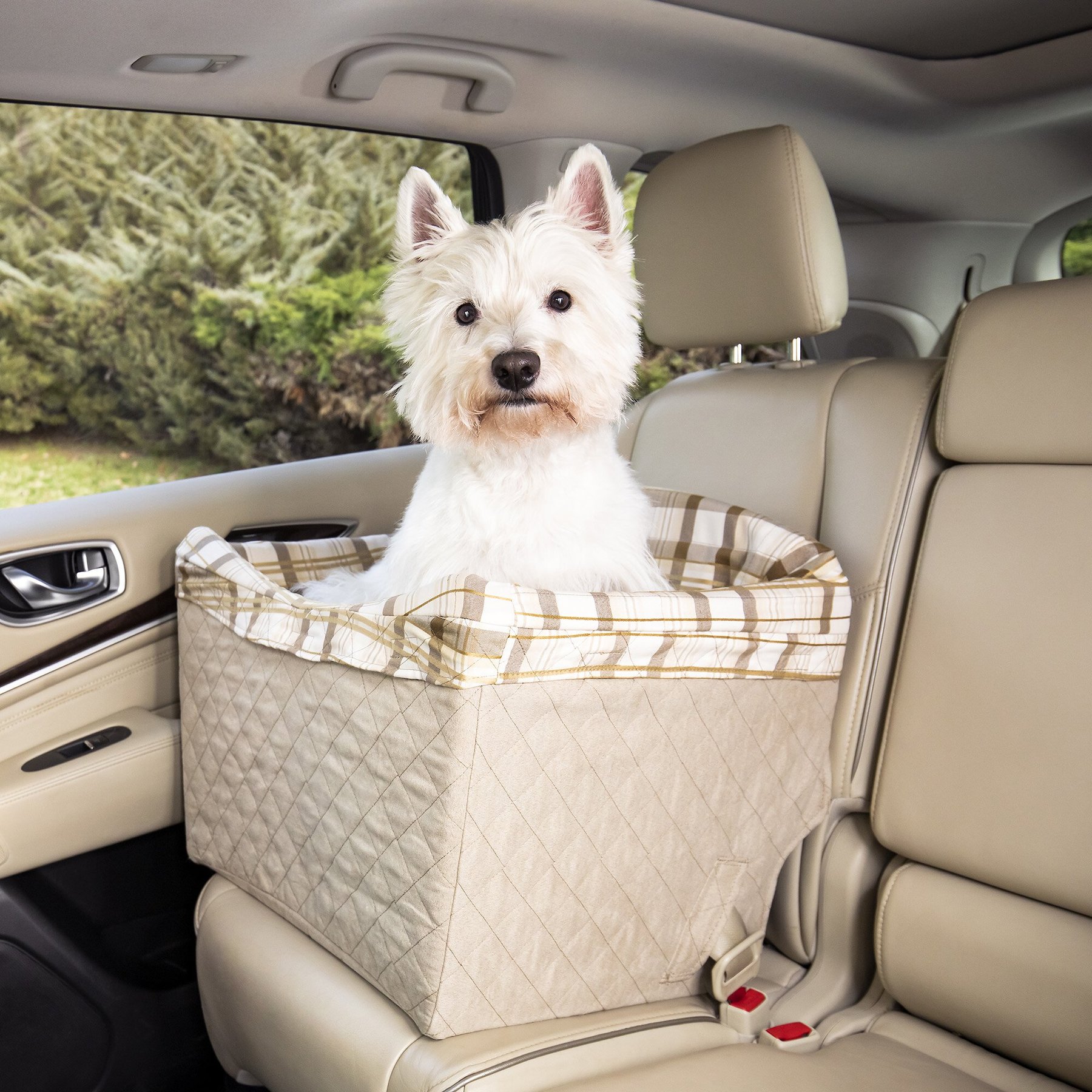 PETSAFE Happy Ride Quilted Dog Safety Seat - Chewy.com