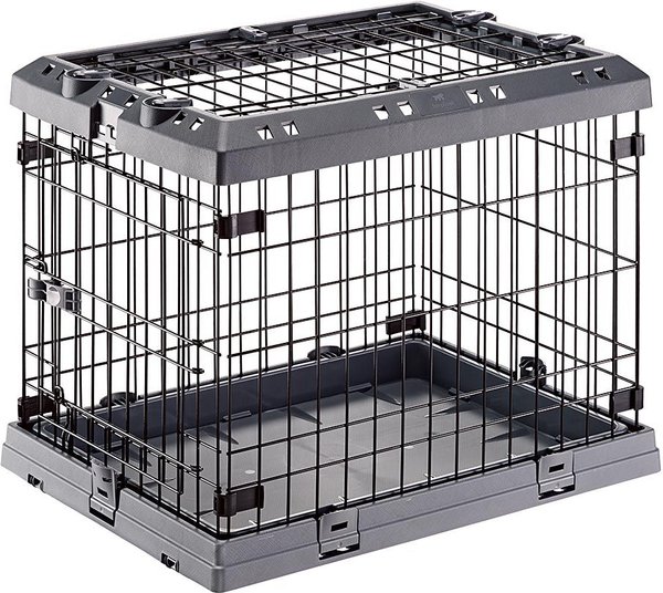 Vegetatie Advertentie vallei FERPLAST Superior Hybrid ECO Dog Crate & Playpen, Gray, 24-in - Chewy.com
