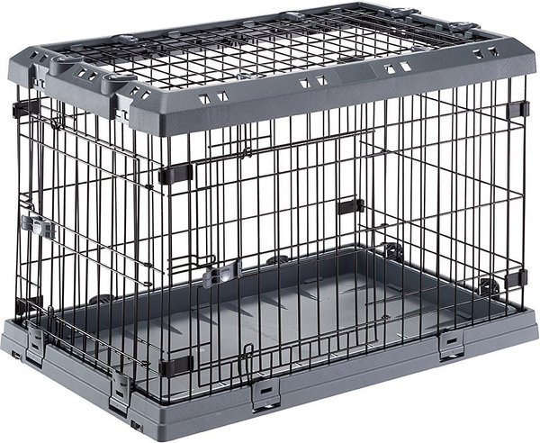 Ferplast Superior Hybrid ECO Dog Crate & Playpen, Gray, 30-in slide 1 of 9
