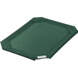 Coolaroo Replacement Cover for Steel-Framed Elevated Dog Bed, Brunswick Green, Medium