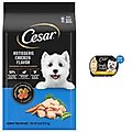Cesar Simply Crafted Chicken Wet Food Topper + Rotisserie Chicken Flavor & Spring Vegetables Garnish Dry Dog Food