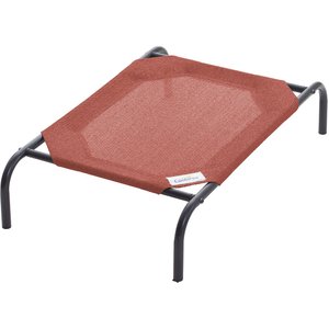Coolaroo Steel-Framed Elevated Dog Bed, Terracotta, Small
