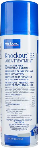 Virbac Knockout E.S. Area Treatment Spray, 16-oz can