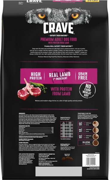Crave High Protein Lamb Adult Grain-Free Dry Dog Food