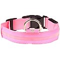 Petsonik Standard LED Dog Collar Pink X-Large