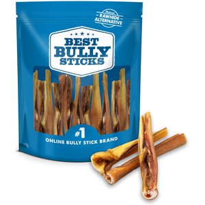 Best Bully Sticks 6-inch Cheeky Beef Flavored Dog Hard Chews, 12 count