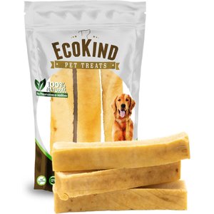 EcoKind Gold Chicken Flavored Yak Himalayan Chew Dog Treats, Large, 10-oz bag, 3 count