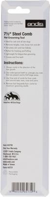 Show full view: Andis Steel Pet Comb, 7.5-in slide 2 of 8