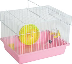 YML Basic Hamster Cage & Accessories, Pink