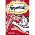 Temptations Creamy Puree with Beef Liver Lickable, Squeezable Cat Treat, 12-gram pouch, 4 count