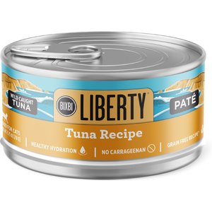 BIXBI Liberty Tuna Pate Recipe Grain-Free Wet Cat Food, 2.75-oz can, case of 24