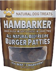 Fast Pet Food Hambarker All Natural Freeze-Dried Dog Treat, 5-oz bag, 15 count