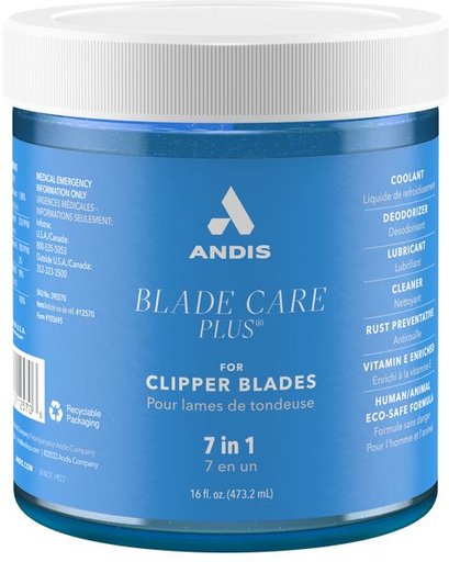 Andis Blade Care Plus for Pet Clipper Blades, 16.5-oz jar
