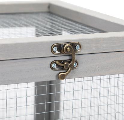 Show full view: Coziwow 2-Story Wooden Small Pet Cage, Grey slide 5 of 11