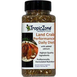 TropicZone Land Crab Performance Daily Diet Reptile Food, 8-oz bottle