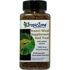 TropicZone Insect Meal Supplement & Treat Reptile Food, 6-oz bottle