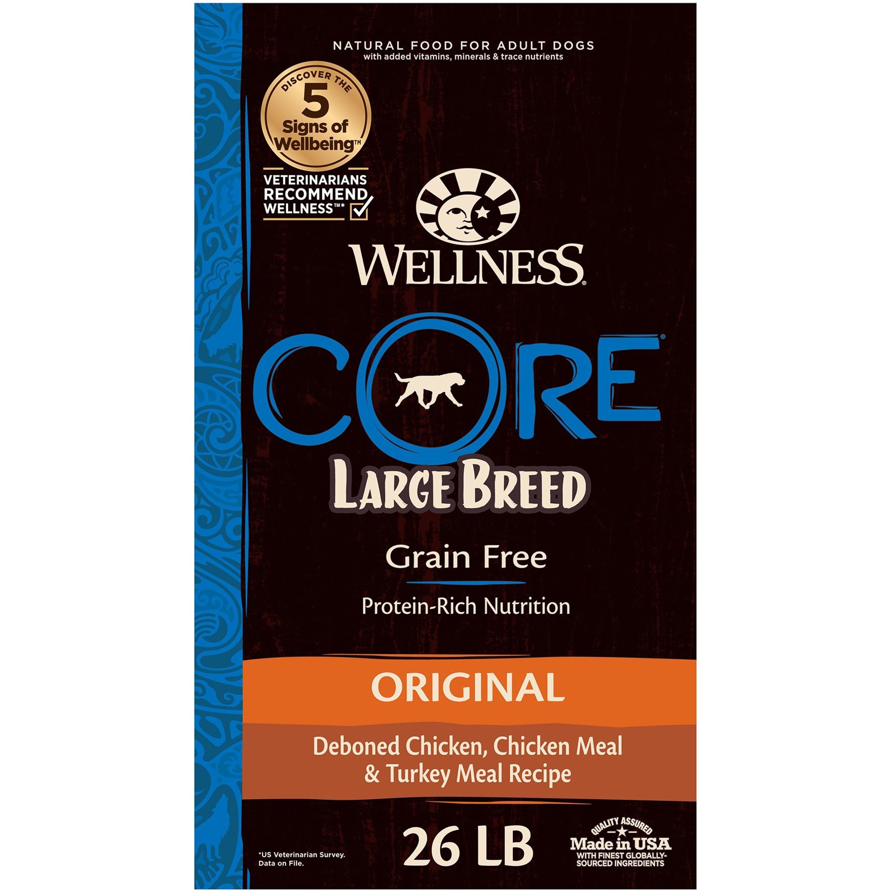 Wellness grain store free large breed