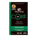 Wellness CORE Grain-Free Wild Game Duck, Lamb Meal, Boar & Rabbit Recipe Natural Dry Dog Food, 26-lb bag