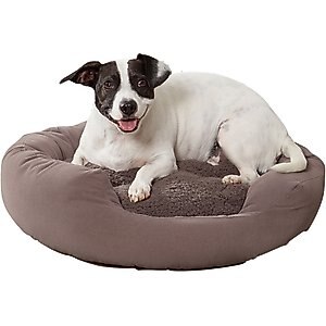 Happy Hounds Marley Donut Dog Bed, Gray, Small