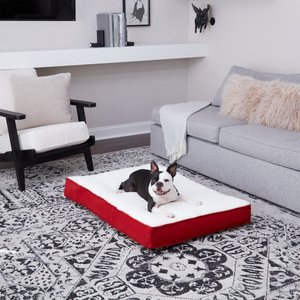 Happy Hounds Dolly Deluxe Supportive Cat & Dog Bed, Crimson, Medium