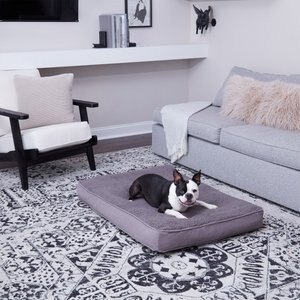 Happy Hounds Dolly Deluxe Supportive Cat & Dog Bed, Gray, Medium