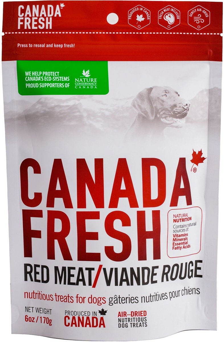 Canada Fresh Red Meat Dog Treats, 6-oz bag