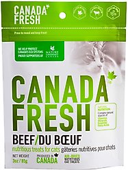 Canada Fresh Beef Soft & Chewy Cat Treats, 3-oz bag