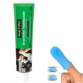 Nutri-Vet Chicken Flavored Enzymatic Toothpaste, 2.5-oz tube + Jasper Finger Dog & Cat Toothbrush, 2 count