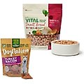 Freshpet Dognation Turkey Bacon Fresh Treats + Vital Chicken Recipe Small Breed Fresh Dog Food