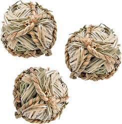 SunGrow Natural Teeth Grinding Small Pet Chew Treat Ball, 3 count slide 2 of 7