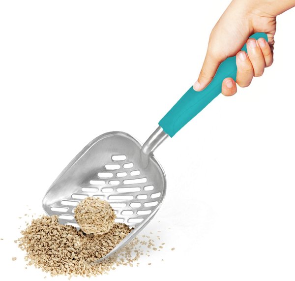 SunGrow Wide Deep Metal Cat Litter Scooper