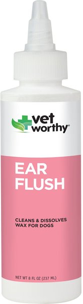 Vet Worthy Ear Flush Liquid Dog Ear Cleaner, 8-oz bottle slide 1 of 3