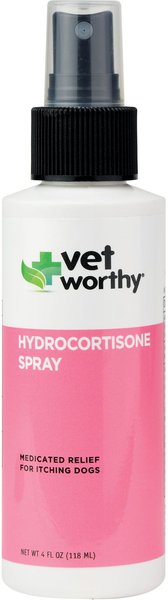 Vet Worthy Hydrocortisone Liquid Spray Dog First-aid, 4-oz bottle slide 1 of 3