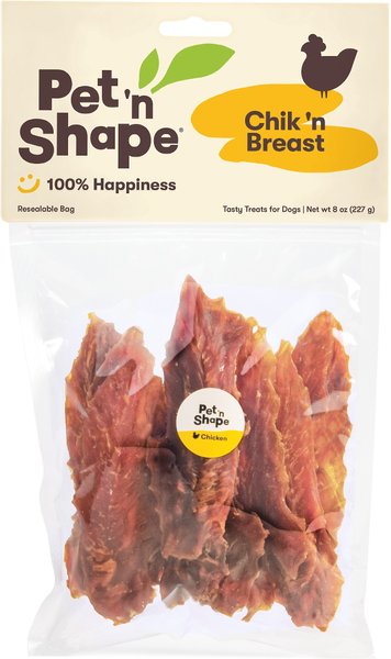 Pet 'n Shape Chik 'n Breast Dog Treats, 8-oz bag slide 1 of 8