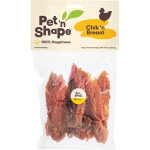 Pet 'n Shape Chik 'n Breast Dog Treats, 8-oz bag