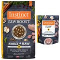 Instinct Raw Boost Recipe with Real Chicken & Freeze-Dried Raw Pieces Dry Food + Frozen Raw Bites Cage-Free Chicken Recipe Dog Food