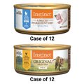 Instinct Original Pate Real Chicken Recipe + Limited Ingredient Diet Pate Real Turkey Recipe Natural Wet Canned Cat Food