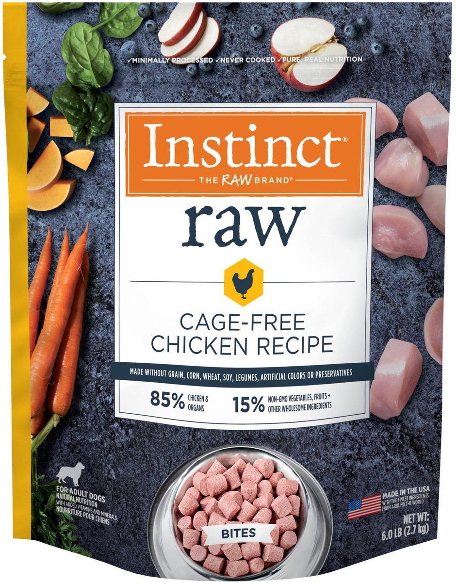 Instinct dog food outlet ingredients