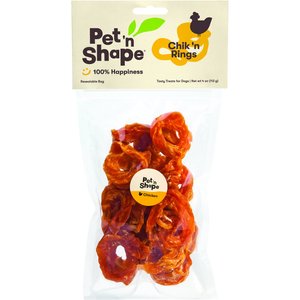 Pet 'n Shape Chik 'n Rings Dog Treats, 4-oz bag