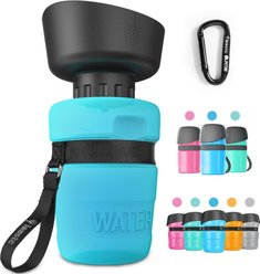 LESOTC Portable Dog Water Bottle Dispenser, Sky Blue slide 1 of 8