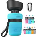 LESOTC Portable Dog Water Bottle Dispenser, Sky Blue