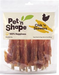 Pet 'n Shape Chik 'n Skewers Dog Treats, 1-lb bag
