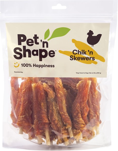 Pet 'n Shape Chik 'n Skewers Dog Treats, 2-lb bag slide 1 of 10
