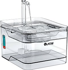 PetNF Transparent Cat Water Drinking Fountain slide 2 of 9