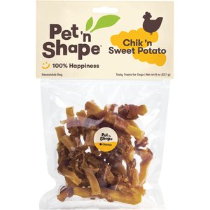 Pet 'n Shape Grain-Free Chik 'n Sweet Potato Dog Treats, 8-oz bag