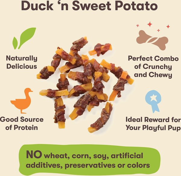 Pet 'n Shape Grain-Free Duck 'n Sweet Potato Dog Treats