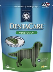 American Kennel Club AKC Dentacare Mint Flavor Dental Dog Treats, 13 count, Large